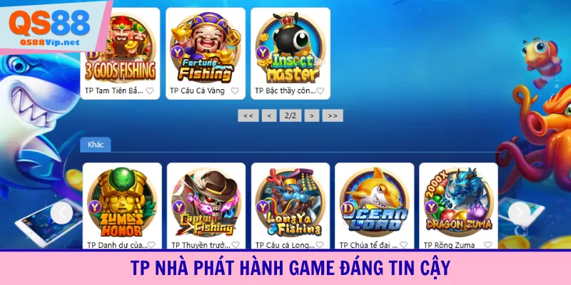 TP nhà phát hành game đáng tin cậy
